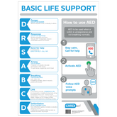 Aero Healthcare CARDIACT CPR Wall Chart 29.7 x 42cm (A3)